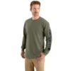 Men's Dearborn Loose Fit Heavyweight Long Sleeve Logo T-Shirt