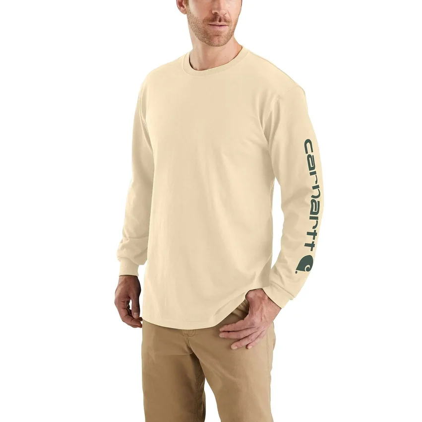 Men's Dearborn Loose Fit Heavyweight Long Sleeve Logo T-Shirt