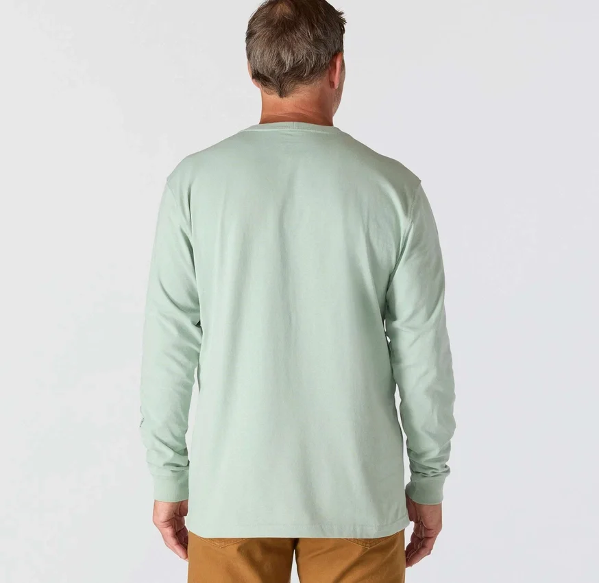 Men's Dearborn Loose Fit Heavyweight Long Sleeve Logo T-Shirt