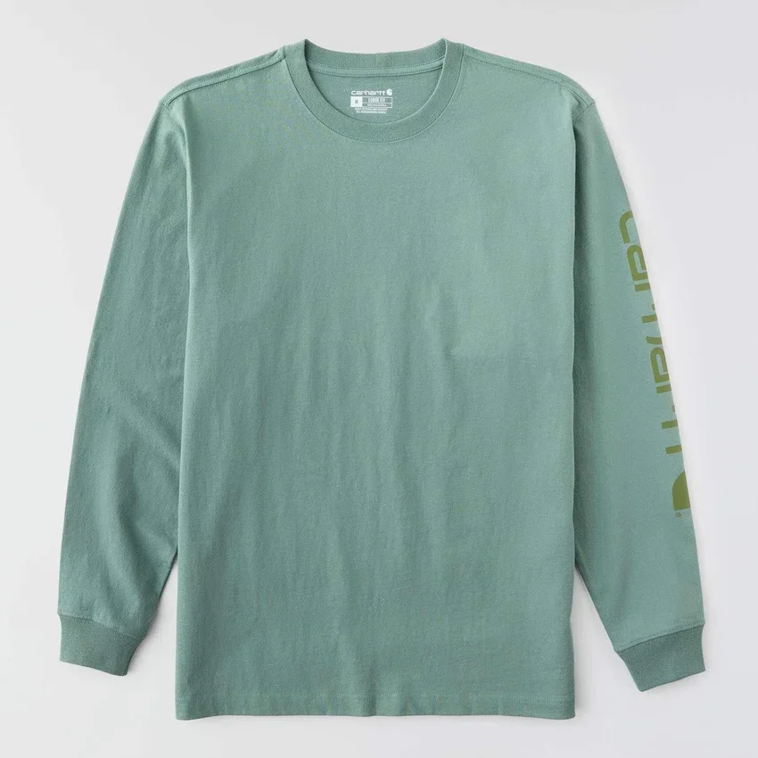 Men's Dearborn Loose Fit Heavyweight Long Sleeve Logo T-Shirt