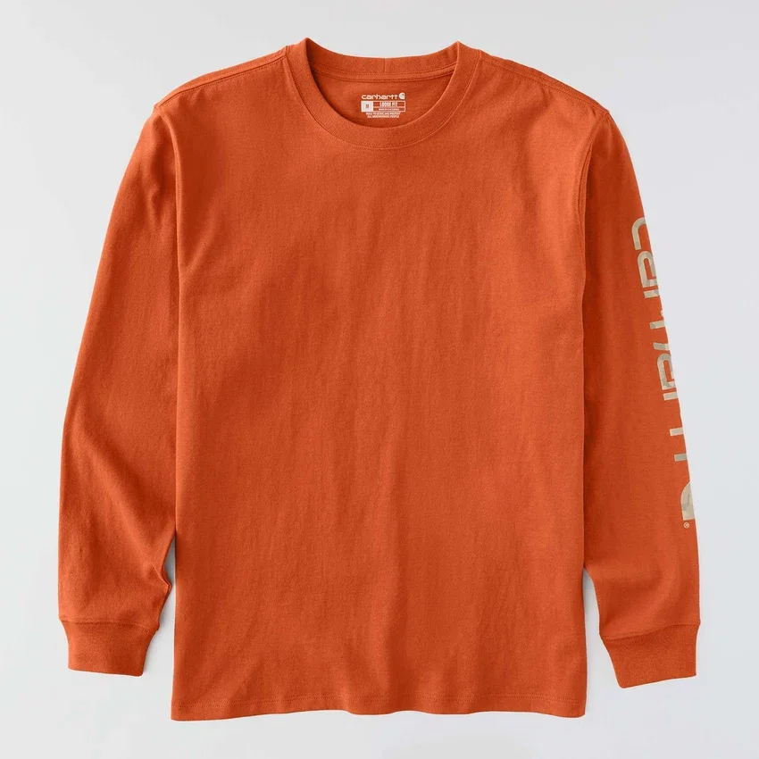 Men's Dearborn Loose Fit Heavyweight Long Sleeve Logo T-Shirt