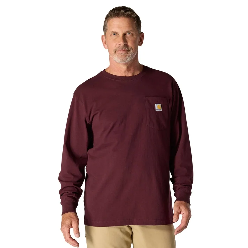Men's Dearborn Loose Fit Heavyweight Long Sleeve Pocket T-Shirt