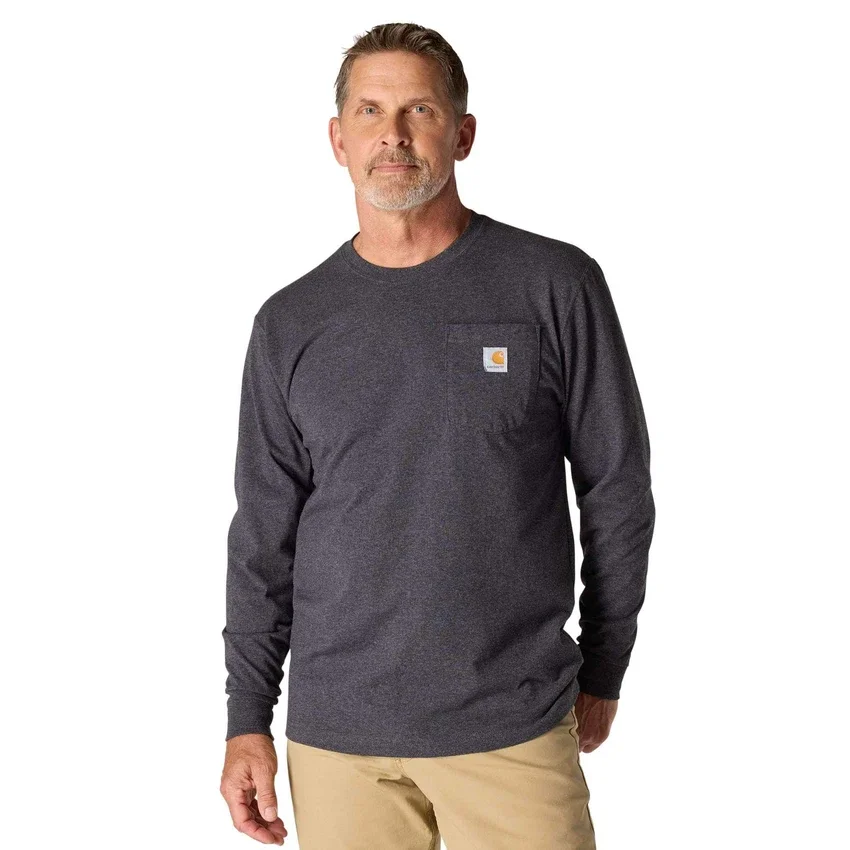 Men's Dearborn Loose Fit Heavyweight Long Sleeve Pocket T-Shirt