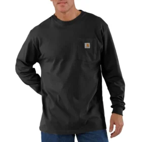 Men's Dearborn Loose Fit Heavyweight Long Sleeve Pocket T-Shirt