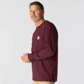 Men’s Dearborn Loose Fit Heavyweight Long Sleeve Pocket T-Shirt