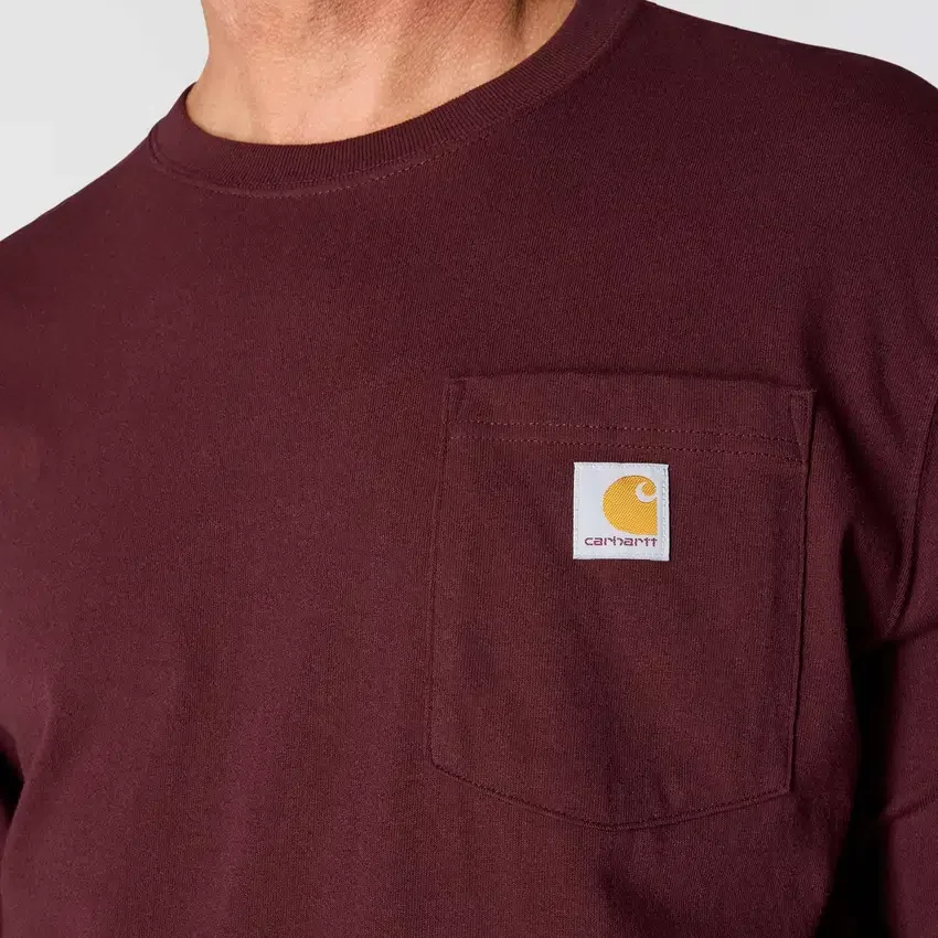 Men's Dearborn Loose Fit Heavyweight Long Sleeve Pocket T-Shirt