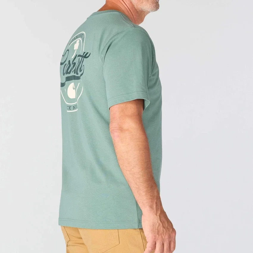 Men's Dearborn Relaxed Fit Luck Graphic T-Shirt - St Patricks Day Shirt
