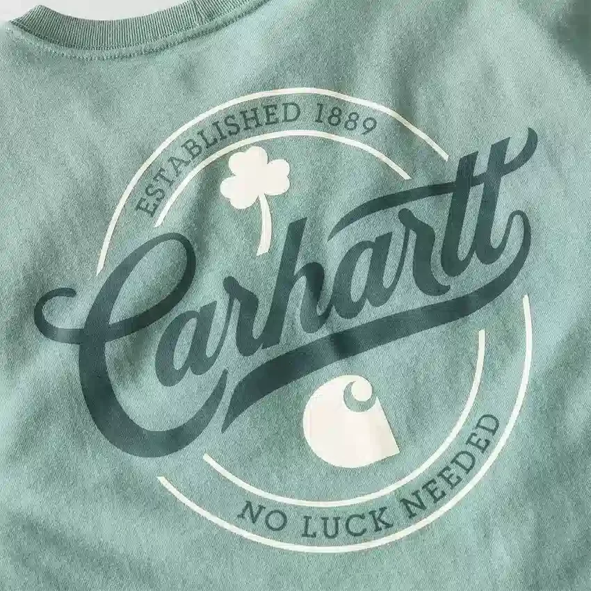 Men's Dearborn Relaxed Fit Luck Graphic T-Shirt - St Patricks Day Shirt