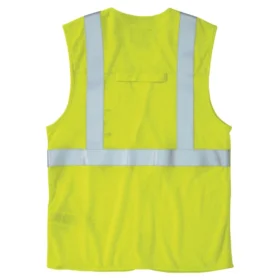 Men’s Flame Resistant High-Visibility Mesh Class 2 Safety Vest – Hi Vis Vests