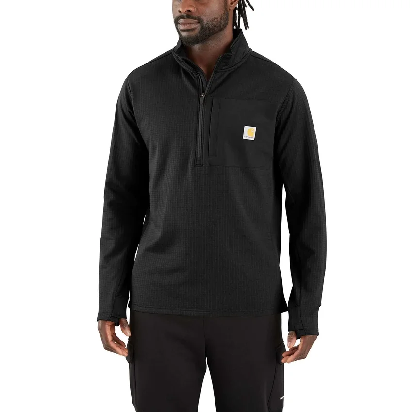 Men's Force Fleece-Lined Moisture Wicking Half Zip Pullover