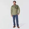 Men's Force Fleece-Lined Moisture Wicking Half Zip Pullover
