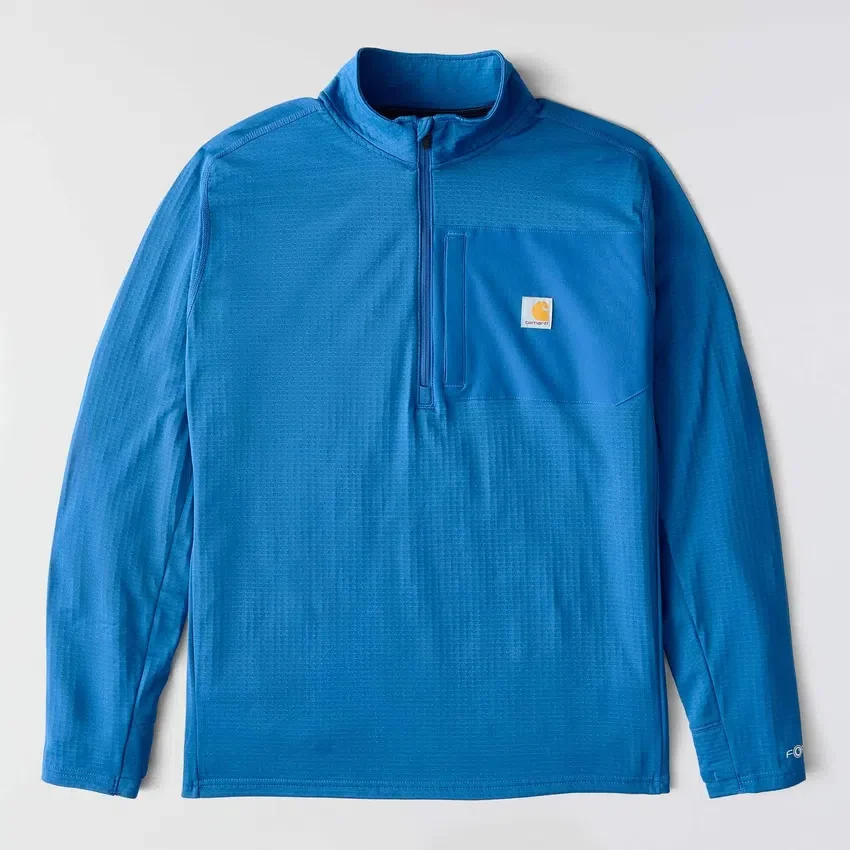 Men's Force Fleece-Lined Moisture Wicking Half Zip Pullover