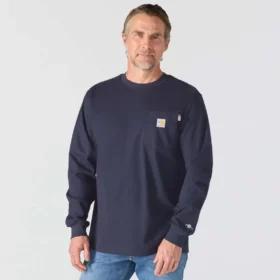 Men’s Force Irvine Fr Long Sleeve Oil Rig Graphic T-Shirt – Flame Resistant Shirts