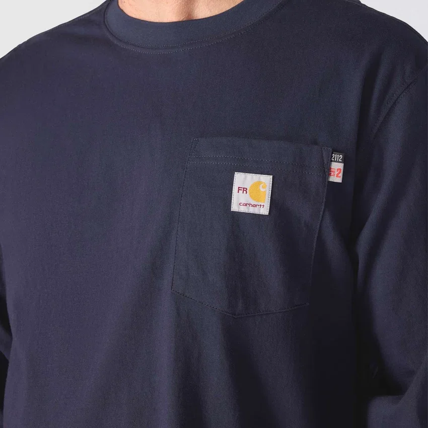 Men's Force Irvine Fr Long Sleeve Oil Rig Graphic T-Shirt - Flame Resistant Shirts