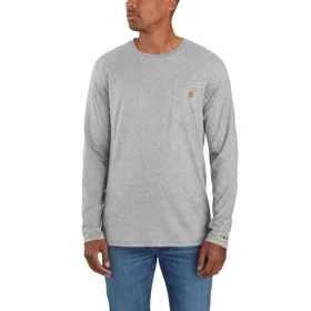 Men's Force Long Sleeve Moisture Wicking Pocket T-Shirt