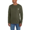Men's Force Long Sleeve Moisture Wicking Pocket T-Shirt