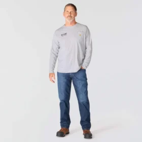 Men’s Force Long Sleeve Moisture Wicking Pocket T-Shirt