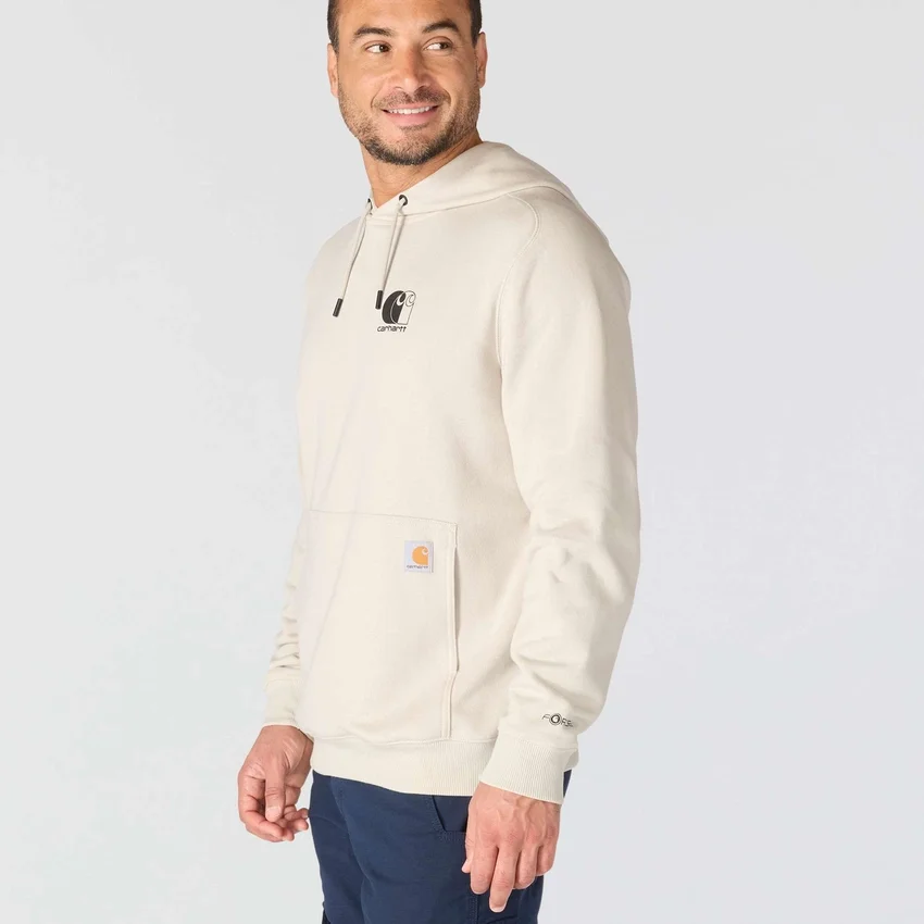 Men's Force Moisture Wicking Logo Hoodie