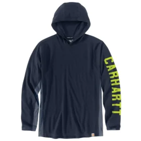 Men's Force Relaxed Fit Moisture Wicking Logo Hoodie