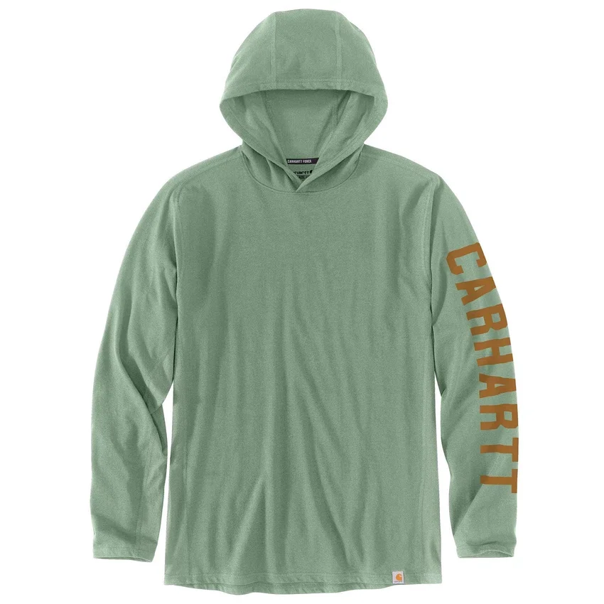 Men's Force Relaxed Fit Moisture Wicking Logo Hoodie