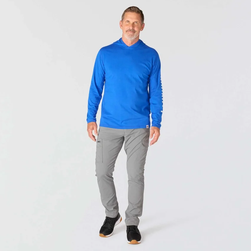 Men's Force Relaxed Fit Moisture Wicking Logo Hoodie