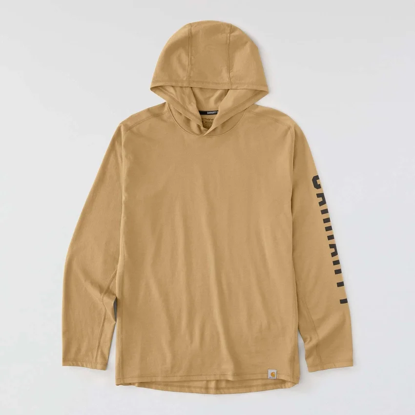 Men's Force Relaxed Fit Moisture Wicking Logo Hoodie