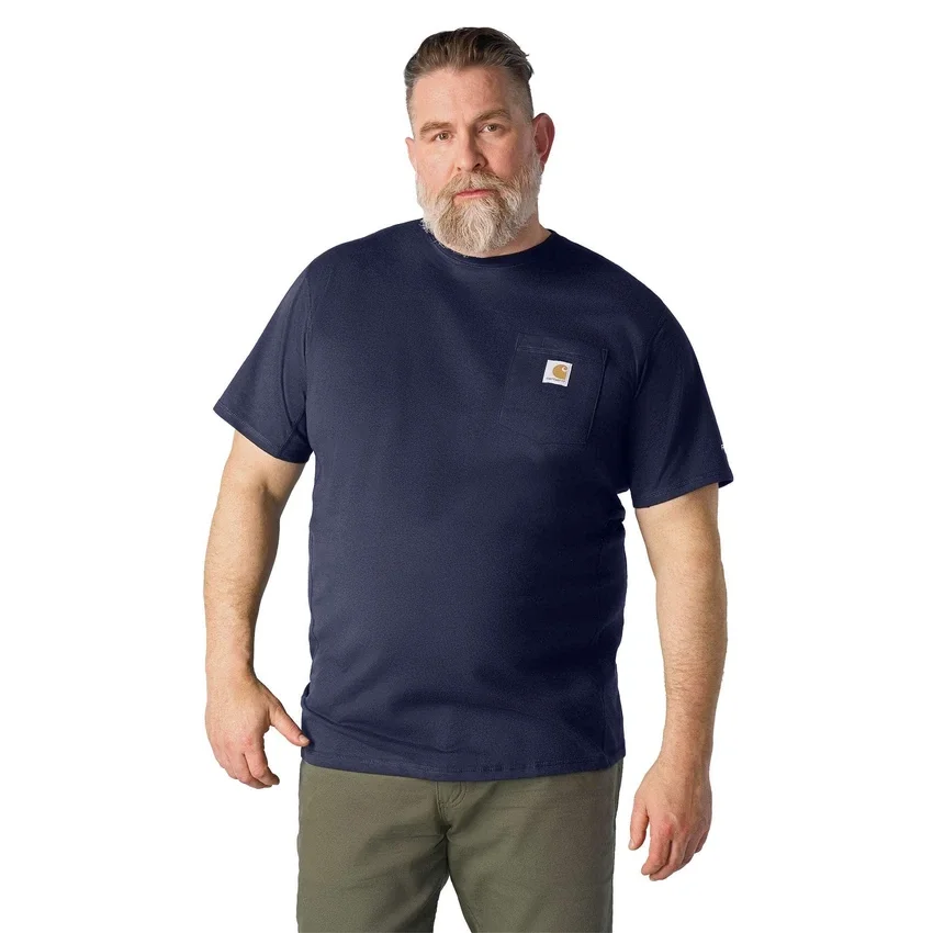 Men's Force Relaxed Fit Moisture Wicking Pocket T-Shirt