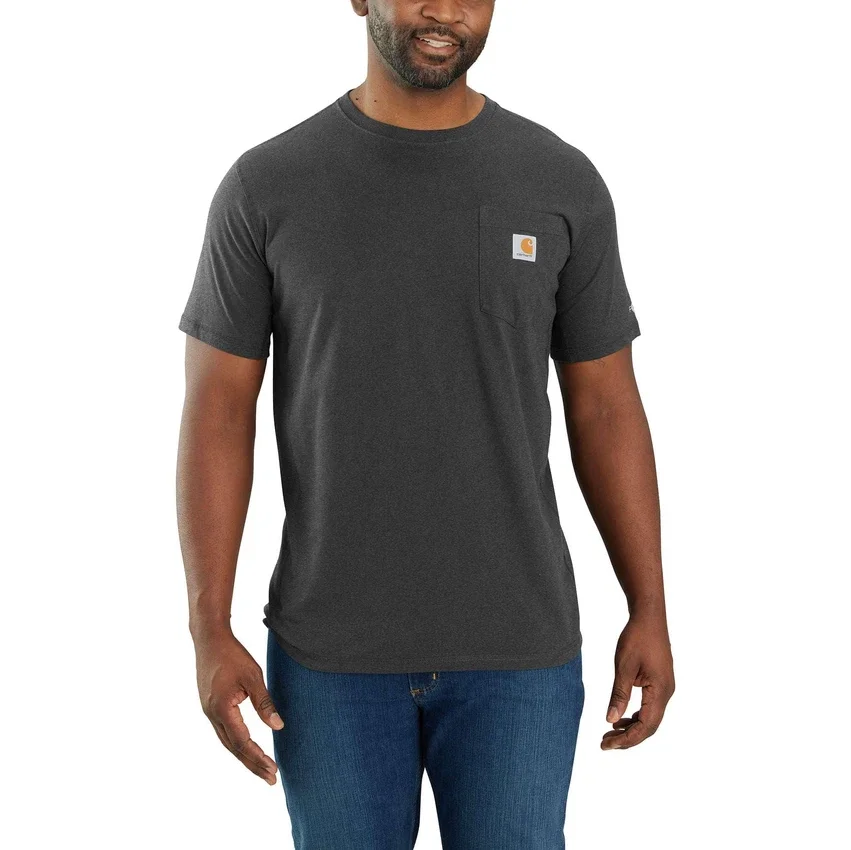 Men's Force Relaxed Fit Moisture Wicking Pocket T-Shirt