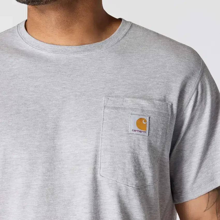 Men's Force Relaxed Fit Moisture Wicking Pocket T-Shirt