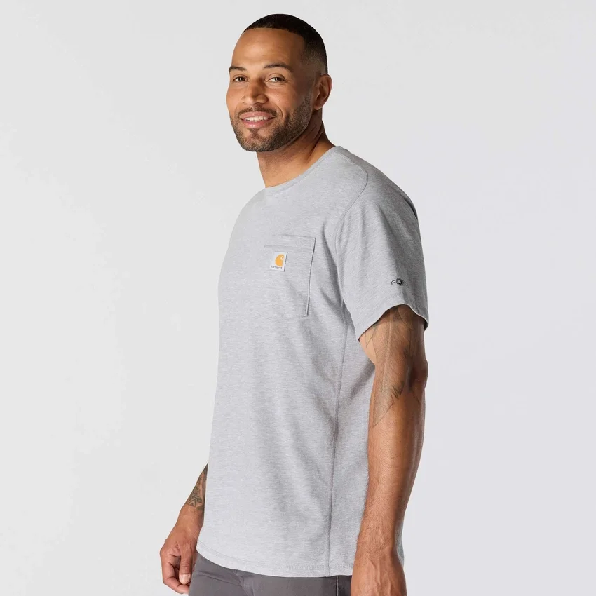Men's Force Relaxed Fit Moisture Wicking Pocket T-Shirt