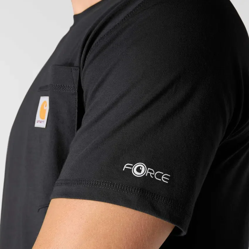 Men's Force Relaxed Fit Moisture Wicking Pocket T-Shirt