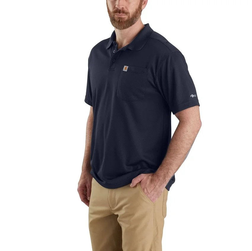 Men's Force Relaxed Fit Pocket Polo Shirt