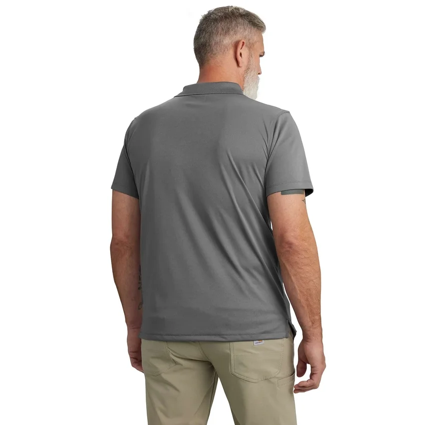 Men's Force Sun Defender™ Relaxed Fit Logo Polo Shirt - Sun Protection Shirts