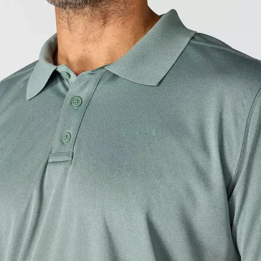 Men's Force Sun Defender™ Relaxed Fit Logo Polo Shirt - Sun Protection Shirts