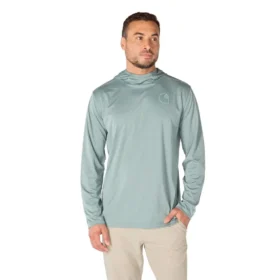 Men's Force Sun Defender Upf 50+ Lightweight Long Sleeve Moisture Wicking Hoodie - Sun Protection Hoodies