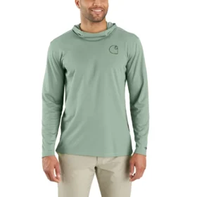 Men's Force Sun Defender Upf 50+ Lightweight Long Sleeve Moisture Wicking Hoodie - Sun Protection Hoodies