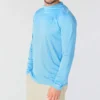 Men's Force Sun Defender Upf 50+ Lightweight Long Sleeve Moisture Wicking Hoodie - Sun Protection Hoodies