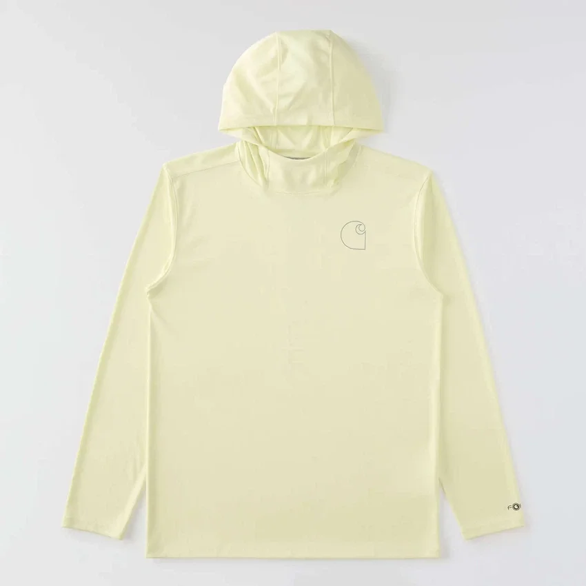 Men's Force Sun Defender Upf 50+ Lightweight Long Sleeve Moisture Wicking Hoodie - Sun Protection Hoodies