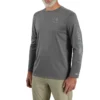 Men's Force Sun Defender Upf 50+ Lightweight Long Sleeve Moisture Wicking T-Shirt - Sun Protection Shirts