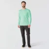 Men's Force Sun Defender Upf 50+ Lightweight Long Sleeve Moisture Wicking T-Shirt - Sun Protection Shirts