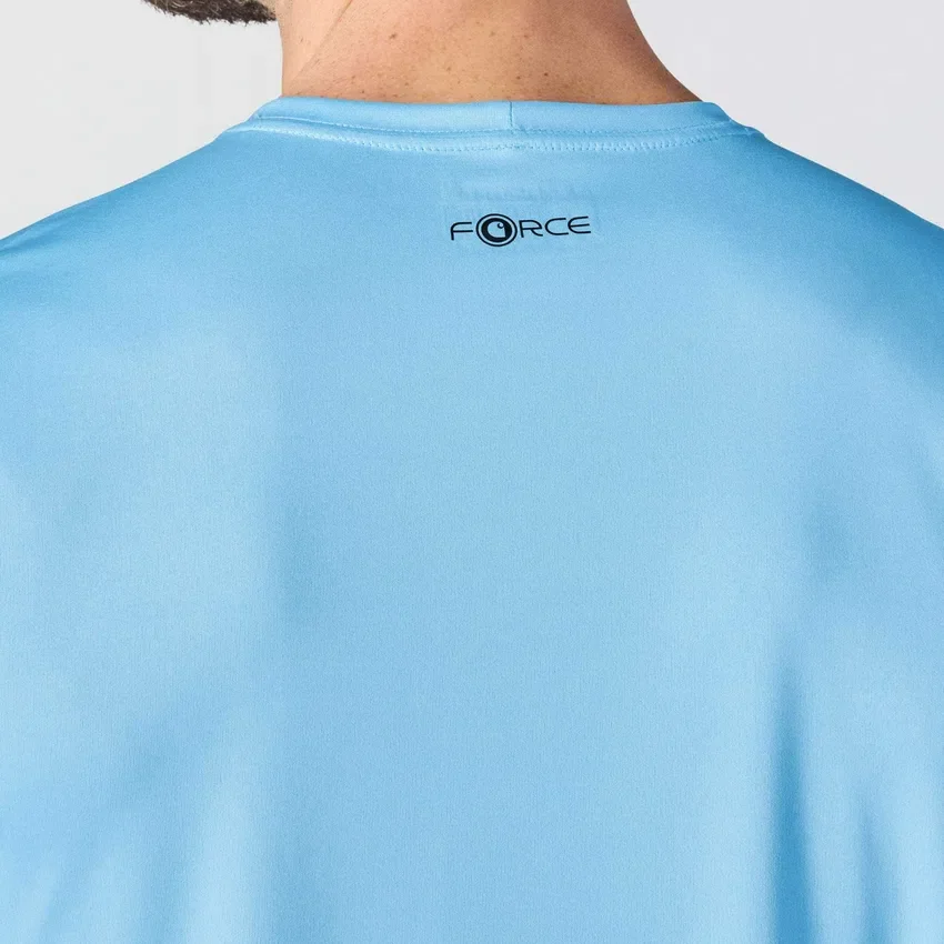 Men's Force Sun Defender Upf 50+ Lightweight Long Sleeve Moisture Wicking T-Shirt - Sun Protection Shirts