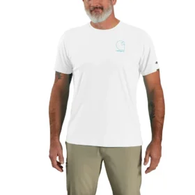 Men's Force Sun Defender Upf 50+ Lightweight Moisture Wicking T-Shirt - Sun Protection Shirts