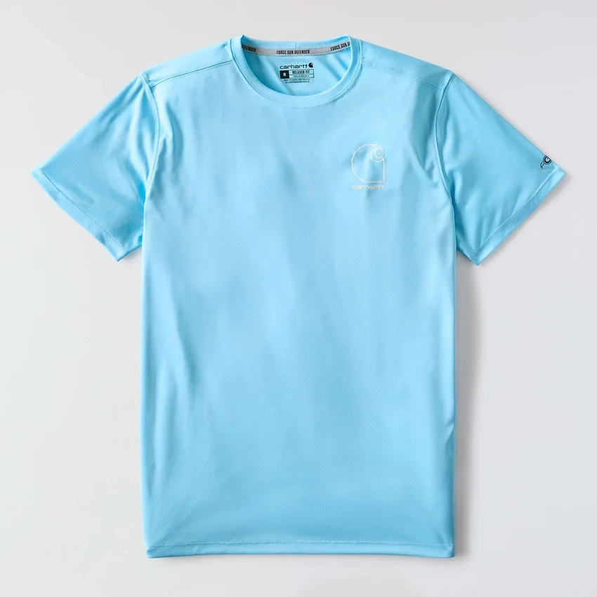 Men's Force Sun Defender Upf 50+ Lightweight Moisture Wicking T-Shirt - Sun Protection Shirts