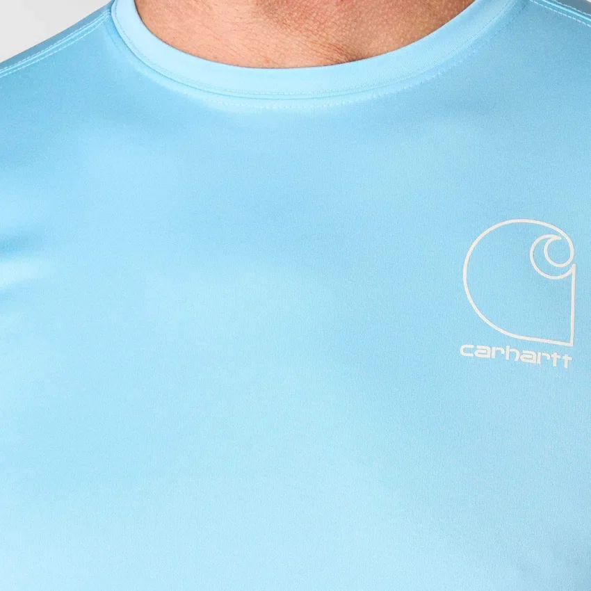 Men's Force Sun Defender Upf 50+ Lightweight Moisture Wicking T-Shirt - Sun Protection Shirts