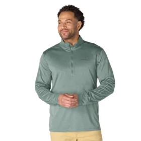 Men's Force Sun Defender Upf 50+ Moisture Wicking Half Zip Pullover - Sun Protection Shirts