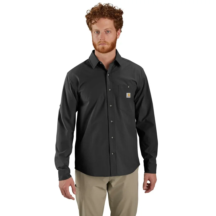 Men's Force Sun Defender™ Woven Relaxed Fit Long Sleeve Shirt - Sun Protection Shirts