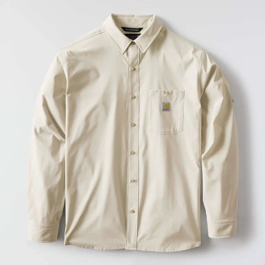 Men's Force Sun Defender™ Woven Relaxed Fit Long Sleeve Shirt - Sun Protection Shirts