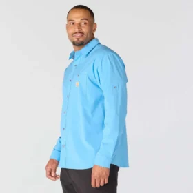 Men’s Force Sun Defenderâ„¢ Woven Relaxed Fit Long Sleeve Shirt – Sun Protection Shirts
