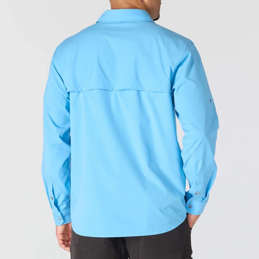 Men's Force Sun Defender™ Woven Relaxed Fit Long Sleeve Shirt - Sun Protection Shirts
