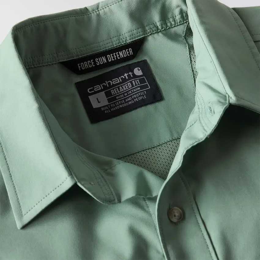 Men's Force Sun Defender™ Woven Relaxed Fit Short Sleeve Shirt - Sun Protection Shirts